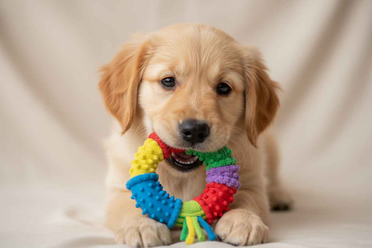 Chiot qui mordille : comprendre les causes et savoir comment réagir