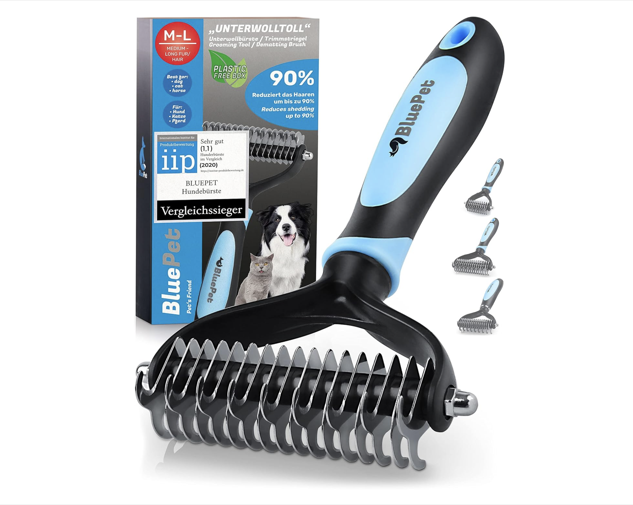 Brosse sous-poil BluePet