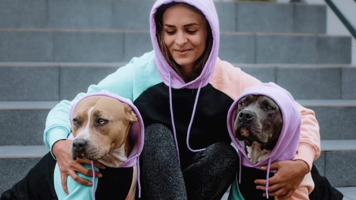 Matching set survetement chien et humain